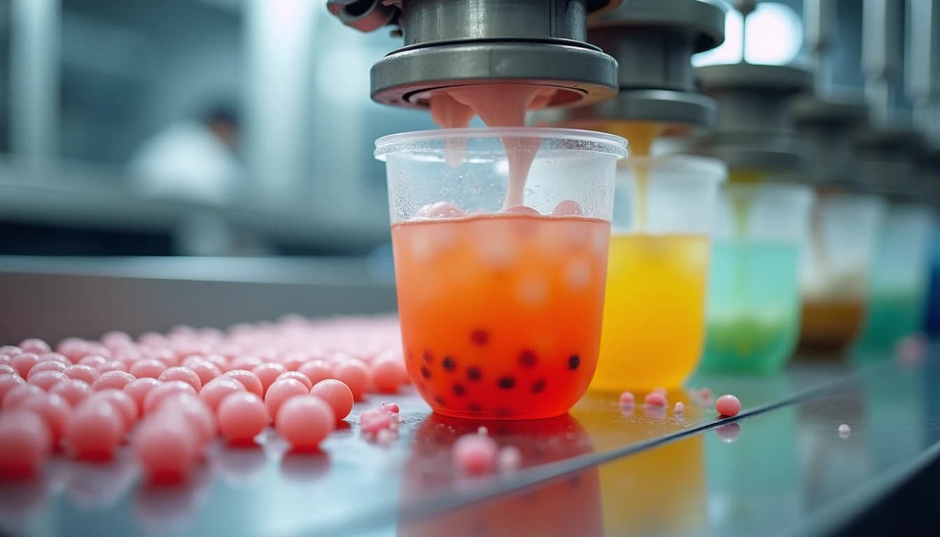 Sodyum Alji̇natin Bubble Tea Üreti̇mi̇nde Kullanimi